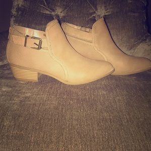 Express Tan Ankle Boots - WORN ONCE